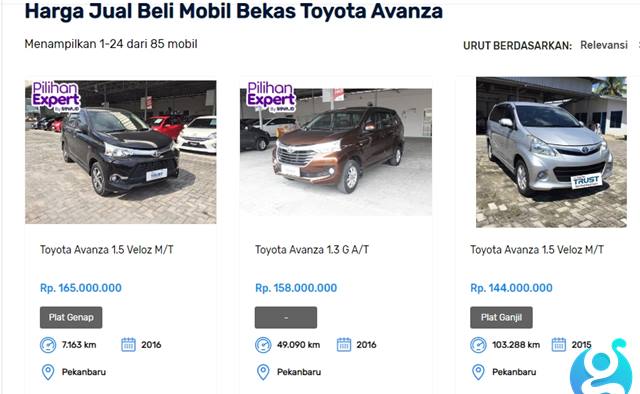 mobil bekas seva