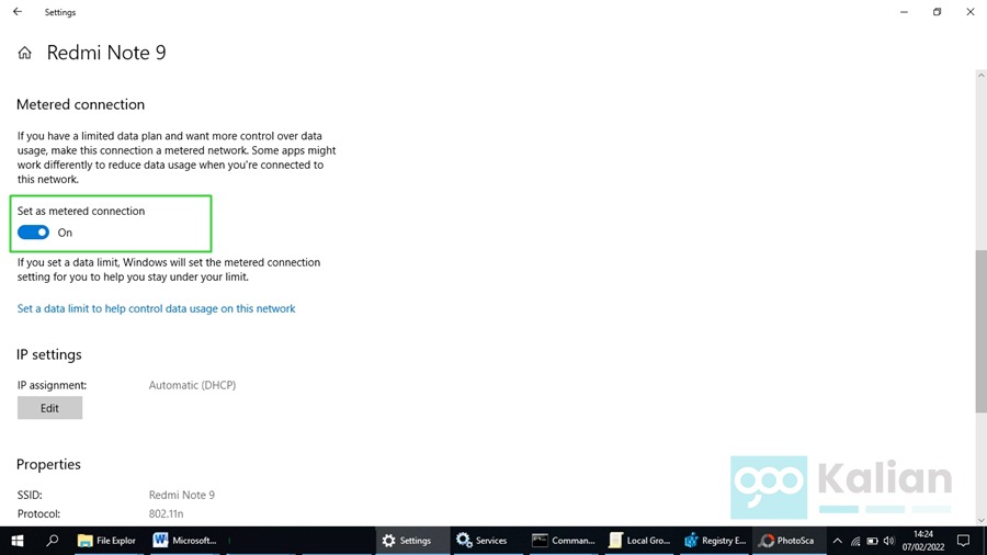 Cara Mematikan Auto Update Windows 10 1 cara mencegah windows 10 update metered connection
