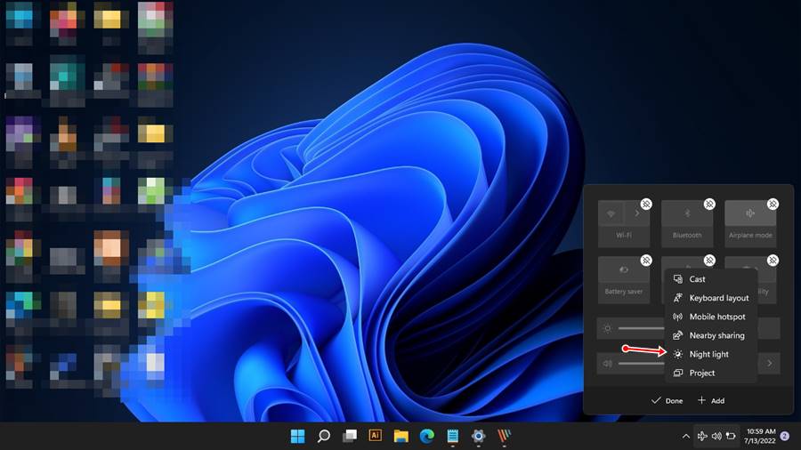 Cara memunculkan Fitur Night light di windows 11 4 Cara memunculkan Fitur Night light di windows 11 2